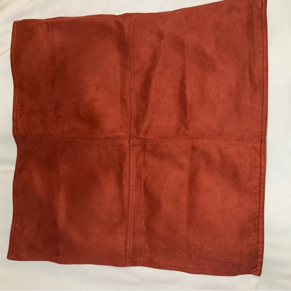 Pottery Barn faux suede pillow cover